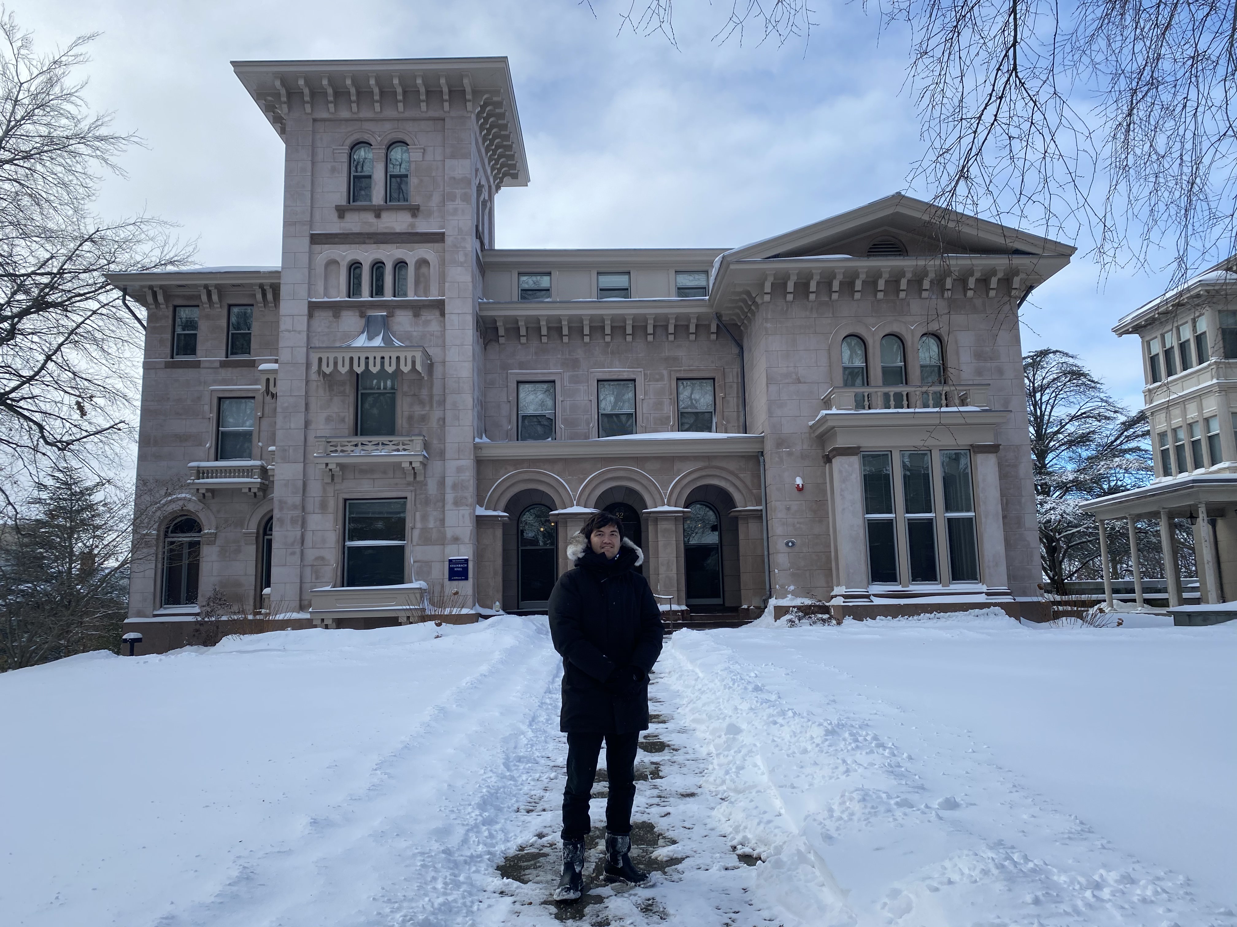 Picture of me at the Yale Astronomy Department.